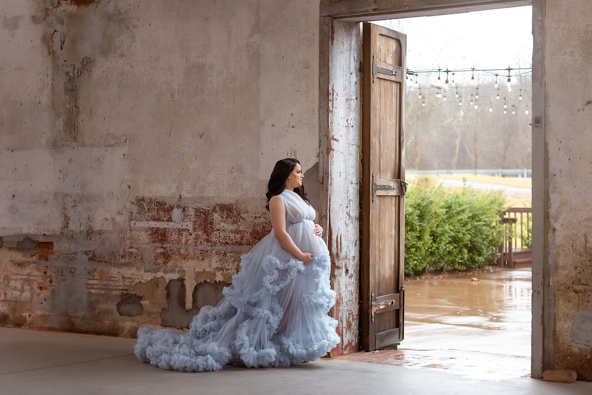 Maternity Session at Providence Cotton Mill