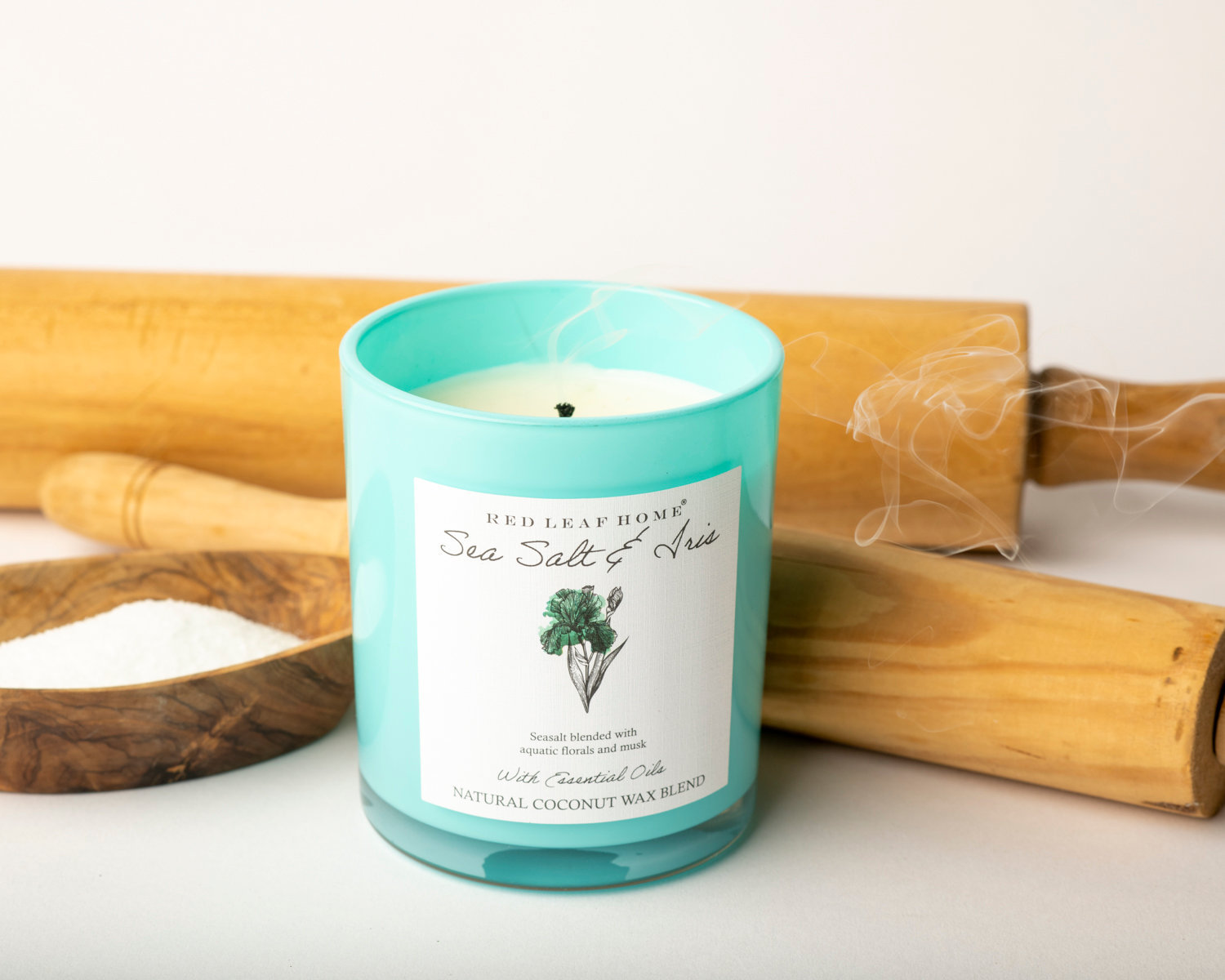 Product Photography for Red Leaf Home Candles