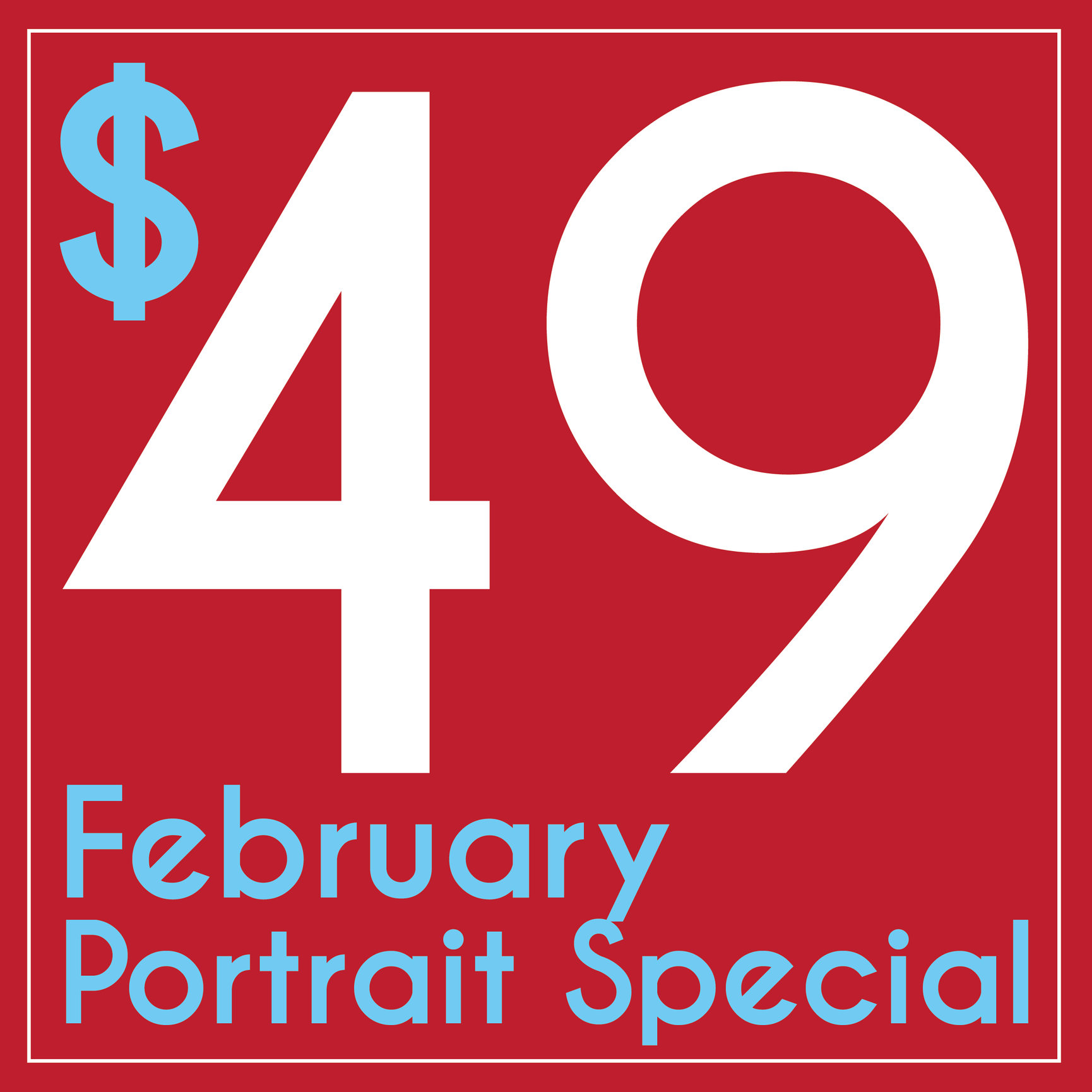 Sixteenth Year of February Portraits, $49 - Aesthetic Images Photography