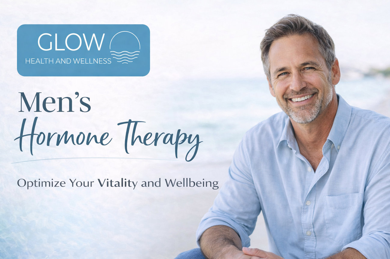 Men’s testosterone therapy and hormone optimization at Glow Health and Wellness in Destin, Florida