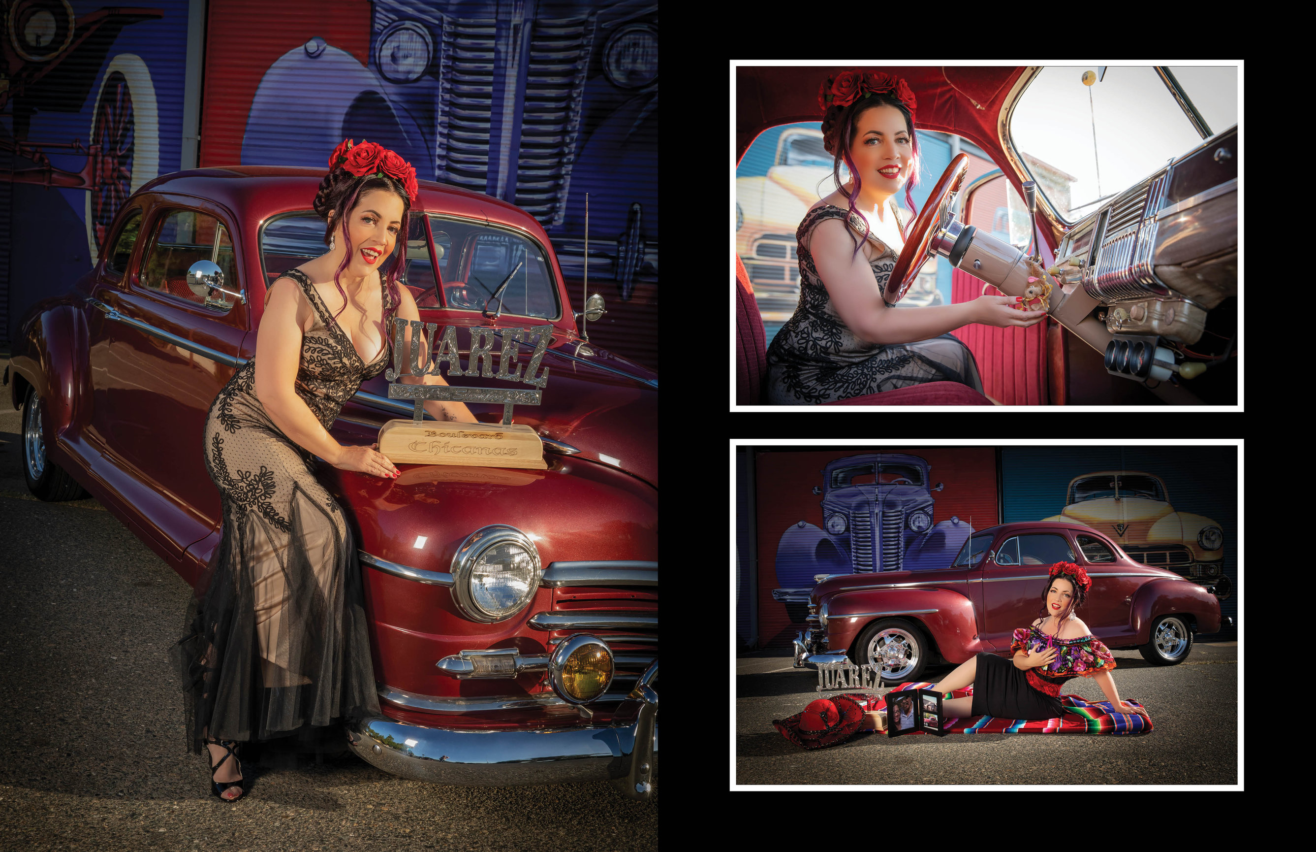 Cover Of Issue 1 Of The New Pinups And Hot Rods Magazine By Retro Lovely Marilee Caruso Photography 2517