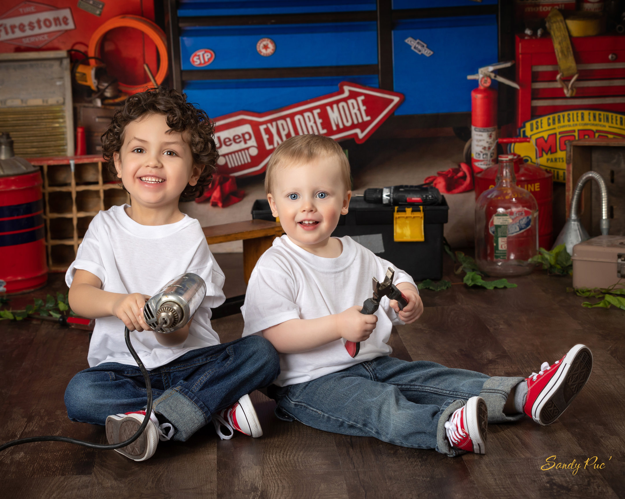 Grease Monkeys Denver Children's Mini Sessions Sandy Puc Photography